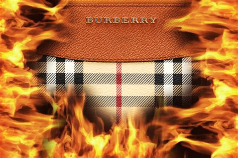 burberry news burning clothes|fashion destruction.